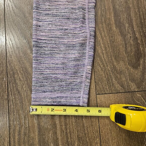 Lululemon High Times Pant Space Dye Camo Tender Violet Black Leggings Size 6 - Picture 10 of 14